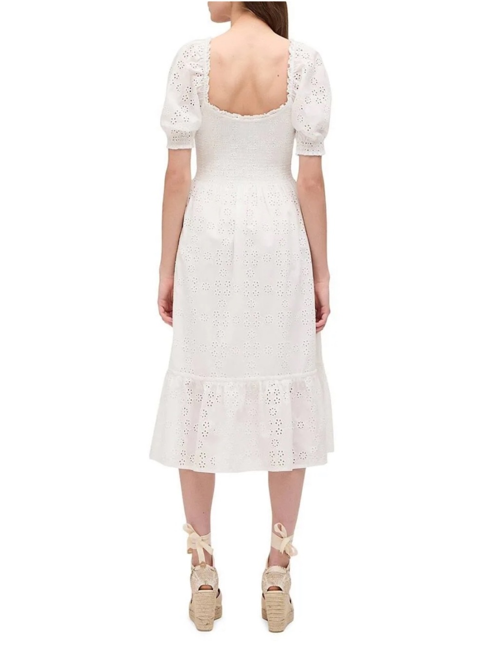 Hill House Louisa Eyelet Dress Size Large - Picture 2 of 10